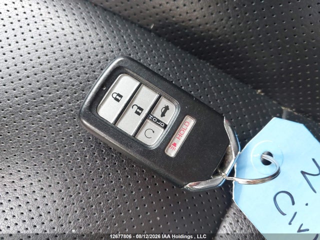 Продаж на аукціоні авто 2019 Honda Civic Touring, vin: 2HGFC1F99KH100997, номер лоту: 12677806