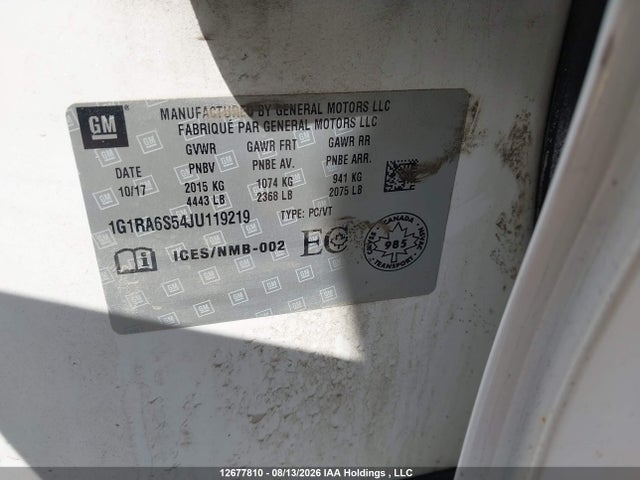 Chevrolet VOLT LT 2018 1G1RA6S54JU119219 Image 18