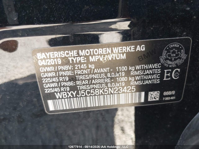 WBXYJ5C58K5N23425 BMW X2 Xdrive28i