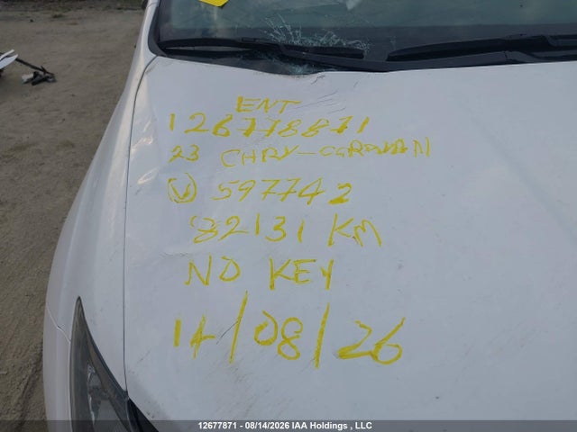 Продаж на аукціоні авто 2023 Chrysler Grand Caravan Sxt, vin: 2C4RC1ZG6PR597742, номер лоту: 12677871