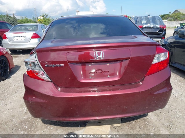 2012 Honda Civic Lx მანქანა იყიდება აუქციონზე, vin: 2HGFB2F45CH019252, აუქციონის ნომერი: 12677928