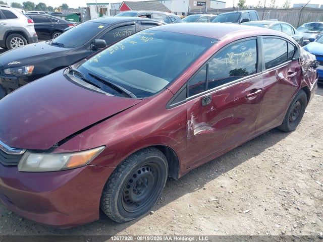 2012 Honda Civic Lx მანქანა იყიდება აუქციონზე, vin: 2HGFB2F45CH019252, აუქციონის ნომერი: 12677928