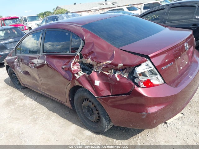 2012 Honda Civic Lx მანქანა იყიდება აუქციონზე, vin: 2HGFB2F45CH019252, აუქციონის ნომერი: 12677928