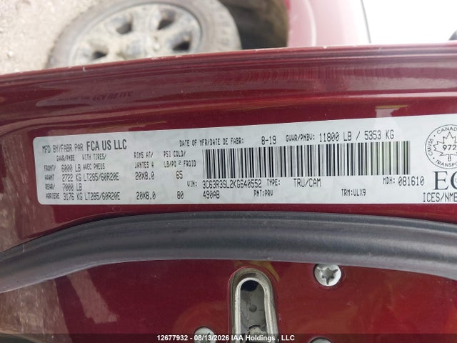 RAM 3500 Limited 2019 3C63R3SL2KG640552 Image 20