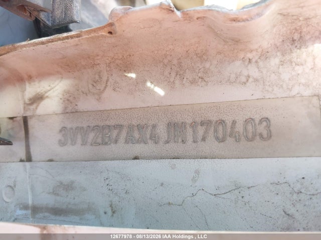 12677978 :رقم المزاد ، 3VV2B7AX4JM170403 vin ، 2018 Volkswagen Tiguan Comfortline مزاد بيع