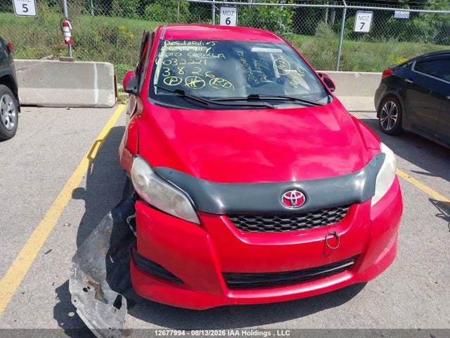 12677994 :رقم المزاد ، 2T1KE4EE2AC032221 vin ، 2010 Toyota Corolla Matrix S مزاد بيع