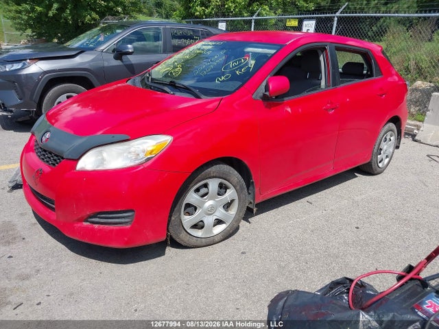 12677994 :رقم المزاد ، 2T1KE4EE2AC032221 vin ، 2010 Toyota Corolla Matrix S مزاد بيع