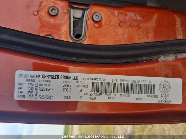 Dodge JOURNEY SE 2014 3C4PDCAB2ET106027 Image 27