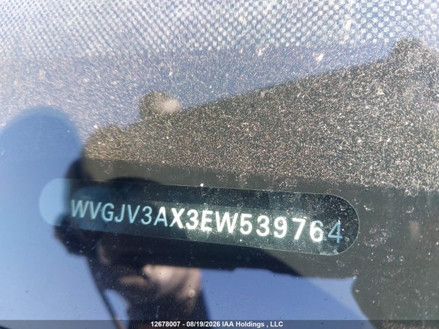 Продаж на аукціоні авто 2014 Volkswagen Tiguan, vin: WVGJV3AX3EW539764, номер лоту: 12678007