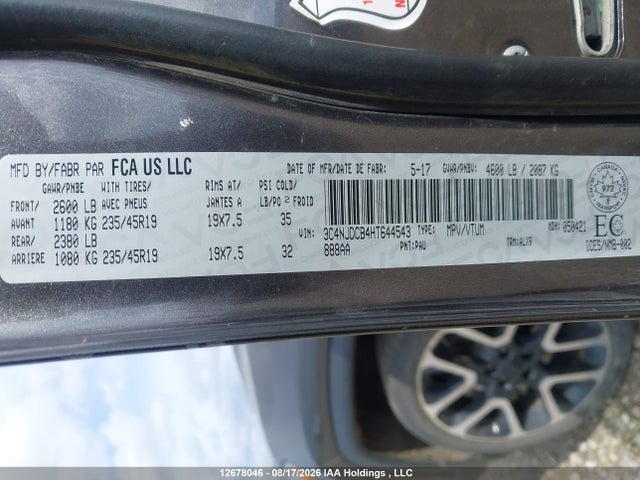 Jeep Compass Limited 2017 3C4NJDCB4HT644543 Image 9