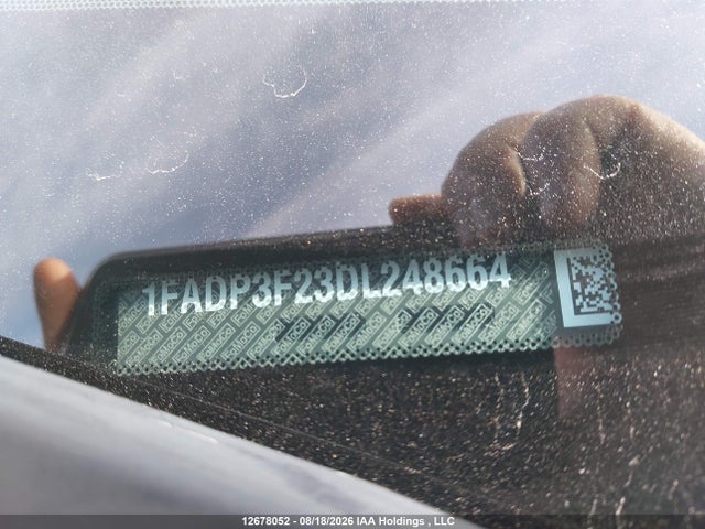 2013 Ford Focus Se მანქანა იყიდება აუქციონზე, vin: 1FADP3F23DL248664, აუქციონის ნომერი: 12678052