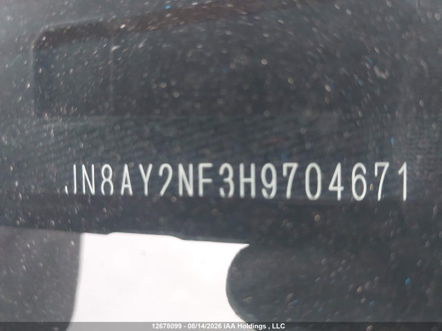 JN8AY2NE3H9704671 Nissan Armada Platinum/sl