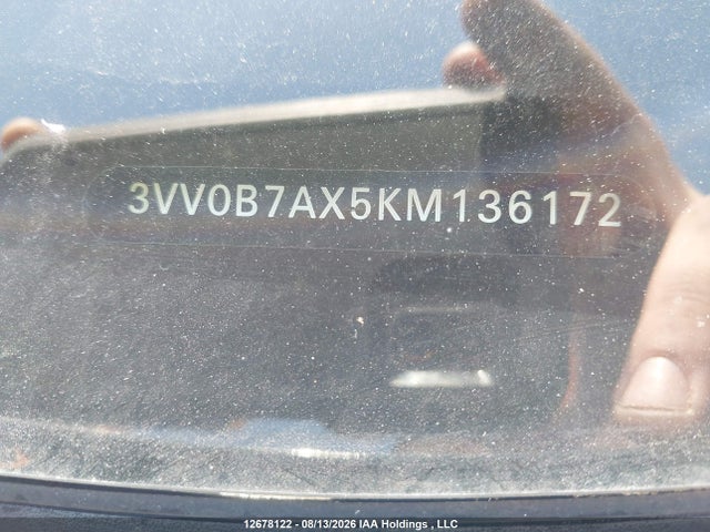 Aukcja sprzedaży 2019 Volkswagen Tiguan S, vin: 3VV0B7AX5KM136172, numer aukcji: 12678122