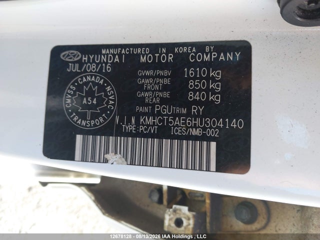 Hyundai ACCENT SE 2017 KMHCT5AE6HU304140 Image 18