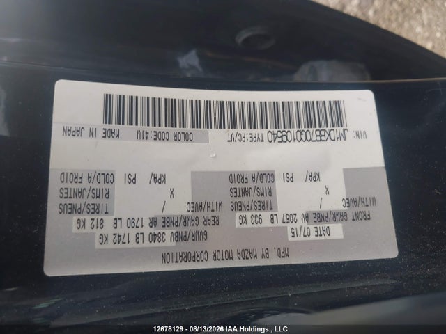 Mazda Cx-3 Gx 2016 JM1DKBB70G0109540 Image 18