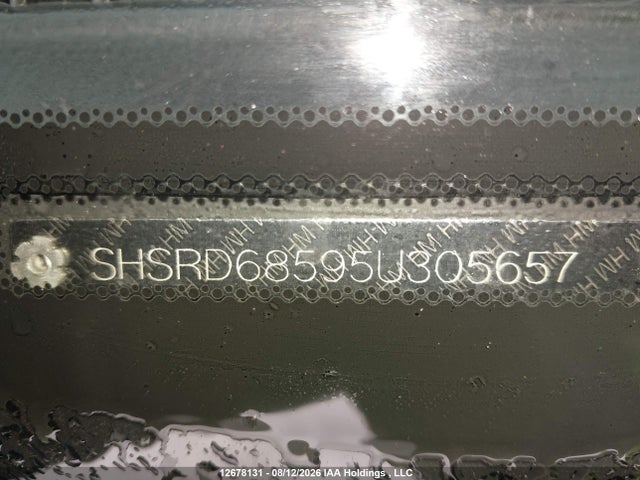 2005 Honda Cr-v Lx მანქანა იყიდება აუქციონზე, vin: SHSRD68595U305657, აუქციონის ნომერი: 12678131