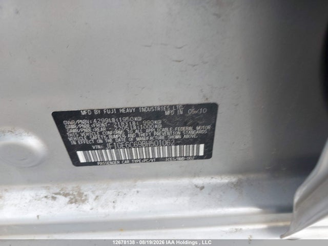 Продажа на аукционе авто 2011 Subaru Impreza 2.5 I Limited Package, vin: JF1GE6C69BH501062, номер лота: 12678138