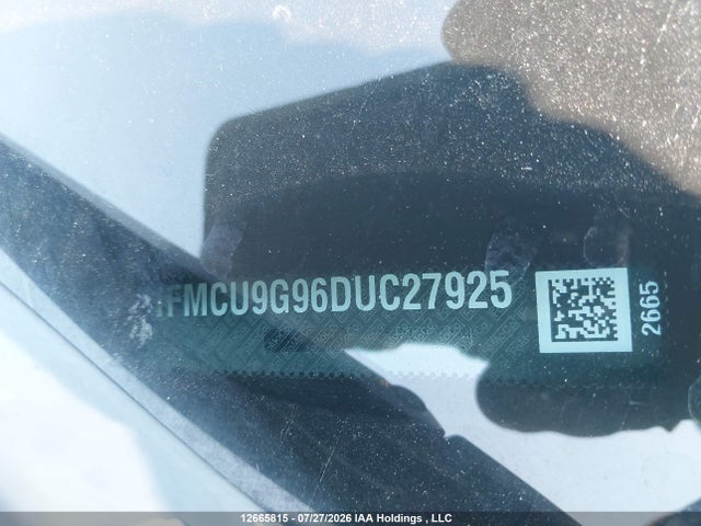 2013 Ford Escape Se მანქანა იყიდება აუქციონზე, vin: 1FMCU9G96DUC27925, აუქციონის ნომერი: 12665815