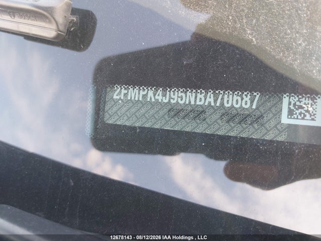 Продаж на аукціоні авто 2022 Ford Edge Sel, vin: 2FMPK4J95NBA70687, номер лоту: 12678143