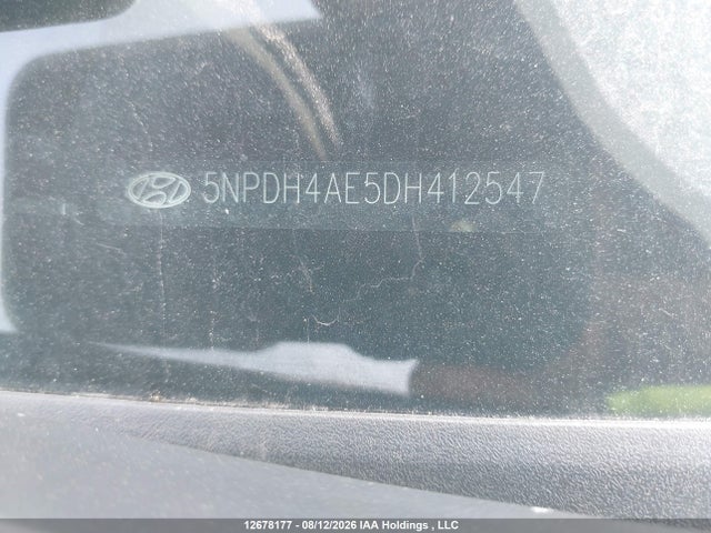 2013 Hyundai Elantra Gls/limited მანქანა იყიდება აუქციონზე, vin: 5NPDH4AE5DH412547, აუქციონის ნომერი: 12678177