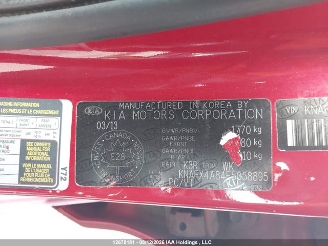 KIA FORTE EX 2014 KNAFX4A84E5058895 Image 19