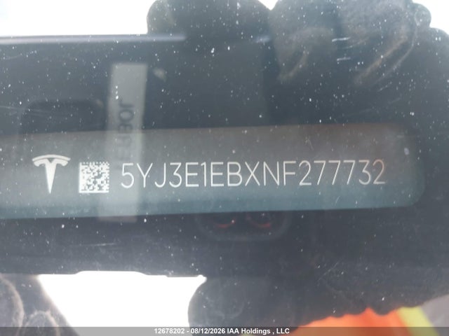 Tesla MODEL 3 2022 5YJ3E1EBXNF277732 Image 20