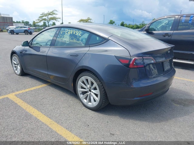 Tesla MODEL 3 2022 5YJ3E1EBXNF277732 Image 3