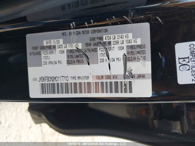 Mazda Cx-5 Touring 2021 JM3KFBCM2M0117710 Image 18