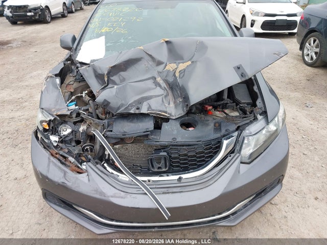 12678220 :رقم المزاد ، 2HGFB2E50DH021292 vin ، 2013 Honda Civic Ex 4dr مزاد بيع