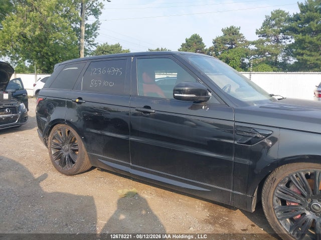 2019 Land Rover Range Rover Sport მანქანა იყიდება აუქციონზე, vin: SALWV2RE8KA857100, აუქციონის ნომერი: 12678221