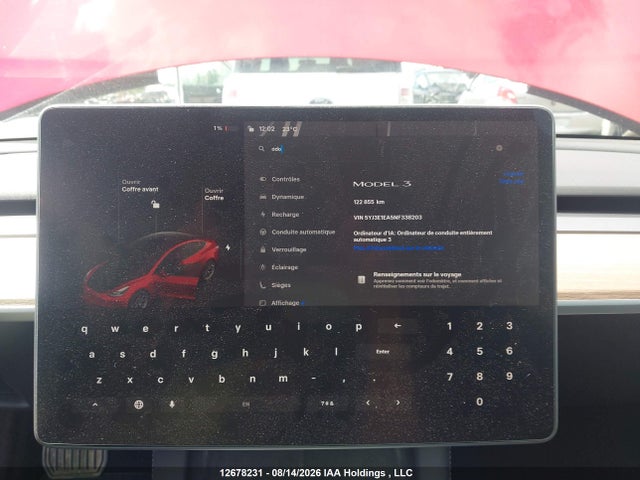 Tesla Model 3 Rwd/standard Range 2022 5YJ3E1EA5NF338203 Image 7