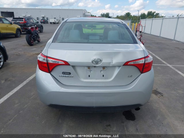 2T1BURHE2GC689587 Toyota COROLLA LE