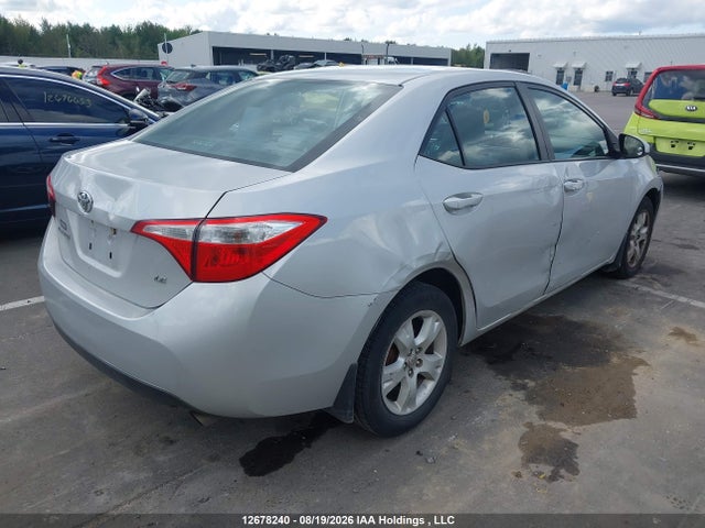 2T1BURHE2GC689587 Toyota COROLLA LE