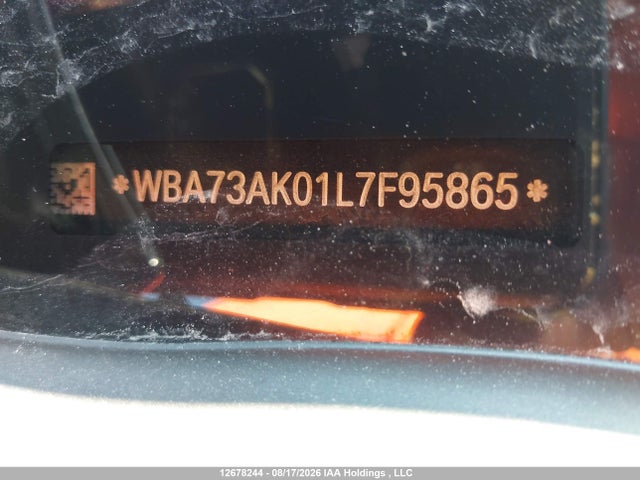 12678244 :رقم المزاد ، WBA73AK01L7F95865 vin ، 2020 Bmw 228i Gran Coupe Xdrive مزاد بيع