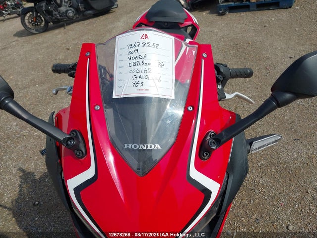12678258 :رقم المزاد ، MLHPC6266K5000162 vin ، 2019 Honda Cbr500 Ra مزاد بيع