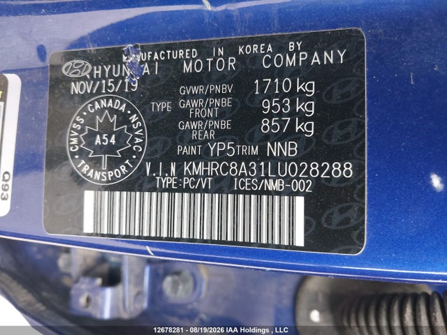 Hyundai Venue Preferred 2020 KMHRC8A31LU028288 Image 17