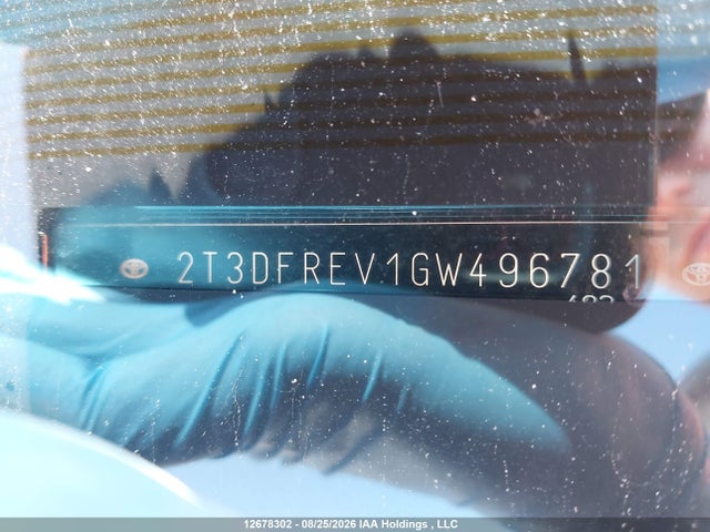 Aukcja sprzedaży 2016 Toyota Rav4 Limited, vin: 2T3DFREV1GW496781, numer aukcji: 12678302