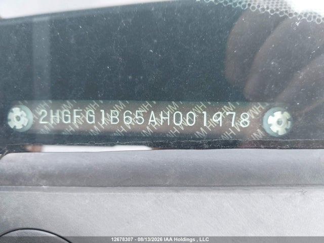 12678307 :رقم المزاد ، 2HGFG1B65AH001978 vin ، 2010 Honda Civic مزاد بيع