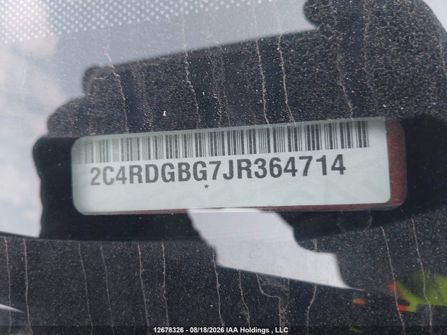 2C4RDGBG7JR364714 Dodge Grand Caravan Se