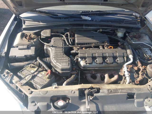 2004 Honda Civic Lx მანქანა იყიდება აუქციონზე, vin: 2HGES16624H910883, აუქციონის ნომერი: 12678358