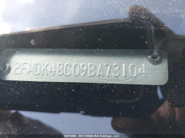 2009 Ford Edge Sel მანქანა იყიდება აუქციონზე, vin: 2FMDK48C09BA73104, აუქციონის ნომერი: 12678365