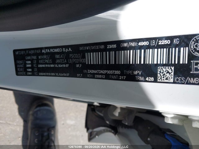 Alfa Romeo Tonale Veloce 2023 ZASNATDN2P3037350 Image 9