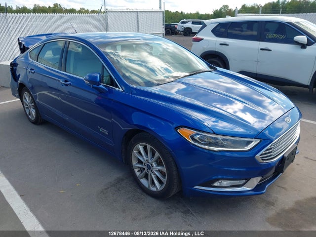 12678446 :رقم المزاد ، 3FA6P0PU5HR255887 vin ، 2017 Ford Fusion Energi Se Luxury مزاد بيع