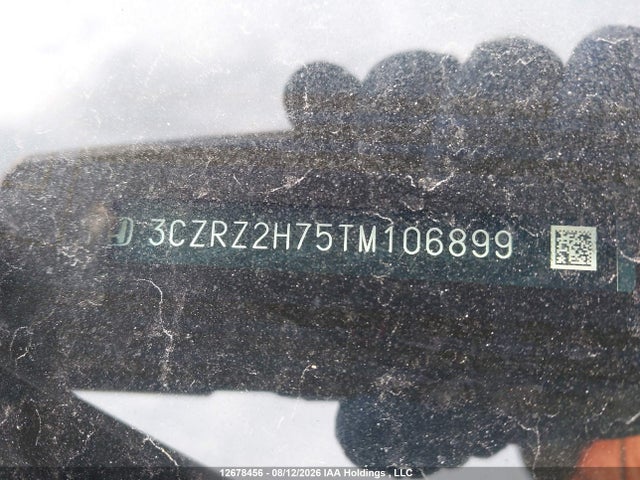 2026 Honda Hr-v Ex-l მანქანა იყიდება აუქციონზე, vin: 3CZRZ2H75TM106899, აუქციონის ნომერი: 12678456