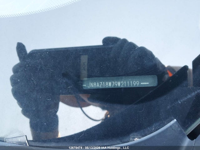 Aukcja sprzedaży 2009 Nissan Murano S/sl/le, vin: JN8AZ18W79W211199, numer aukcji: 12678474