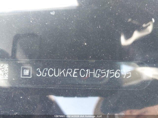 3GCUKREC1HG515695 Chevrolet Silverado K1500 Lt