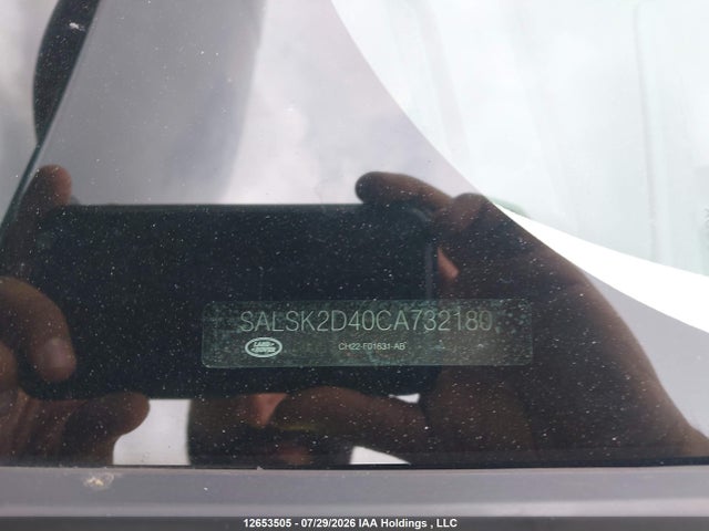Продажа на аукционе авто 2012 Land Rover Range Rover Sport Hse, vin: SALSK2D40CA732180, номер лота: 12653505