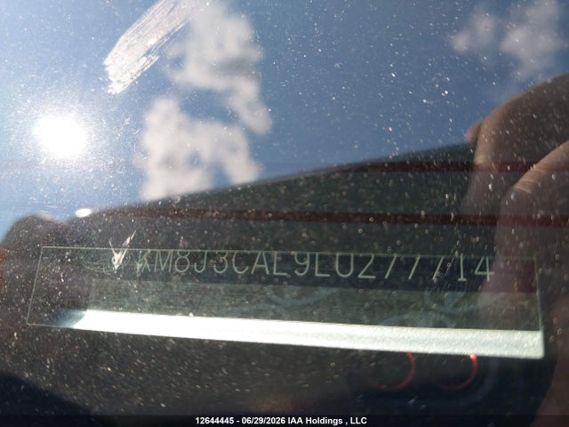 Продажа на аукционе авто 2020 Hyundai Tucson Luxury, vin: KM8J3CAL9LU277714, номер лота: 12644445
