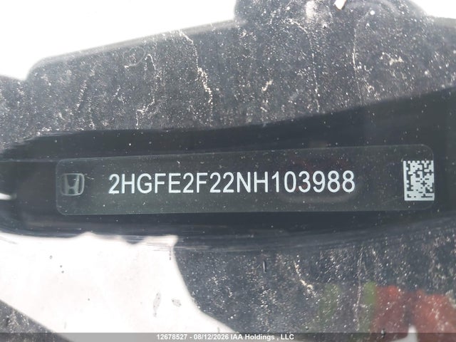 Honda Civic Lx 2022 2HGFE2F22NH103988 Image 20