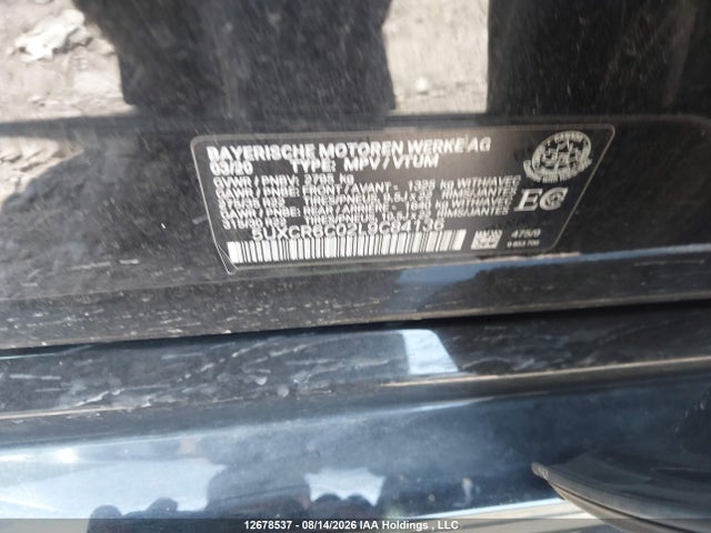 BMW X5 Xdrive40i 2020 5UXCR6C02L9C84136 Image 16